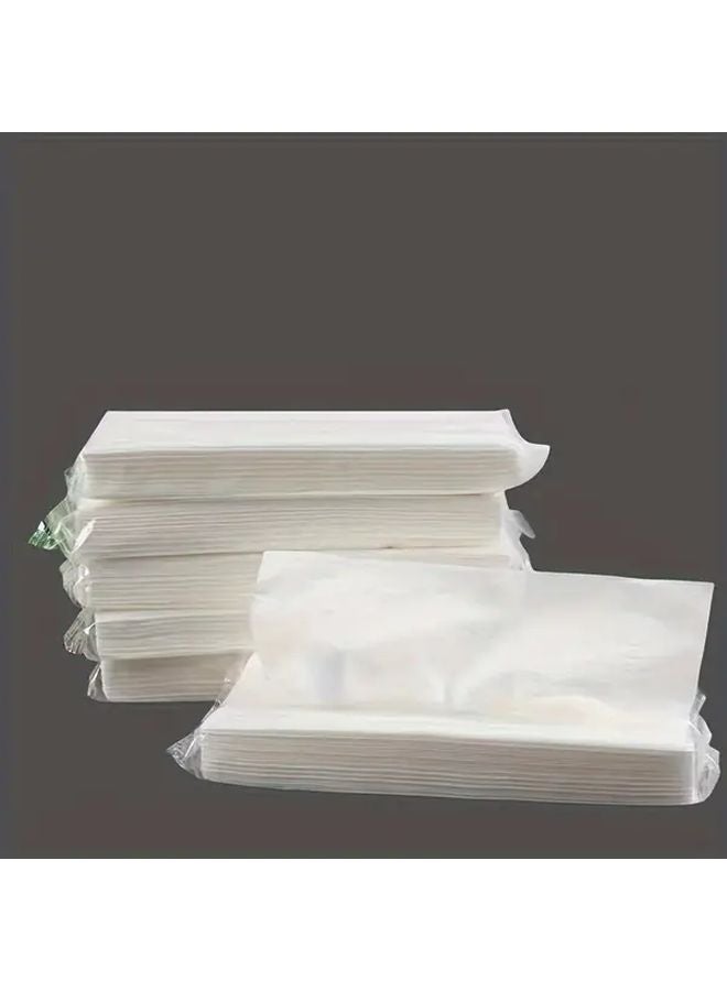 10 حزمة 500 ورقة مناديل وجه ناعمة محمولة للسيارات 2 طبقة مناديل ورقية مثالية للسفر - Image 2